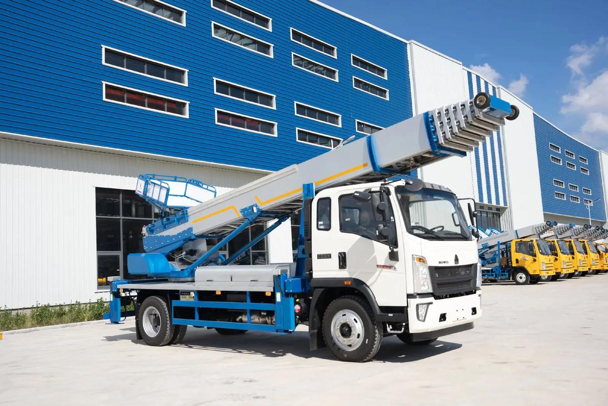 饶阳县出租云梯车高空作业车 建筑垃圾搬运